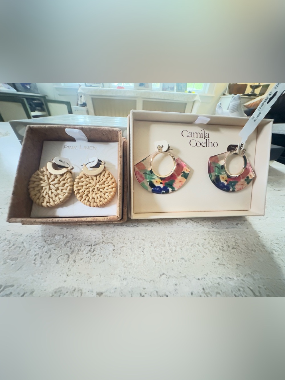 Two Pair Earrings- new in box.